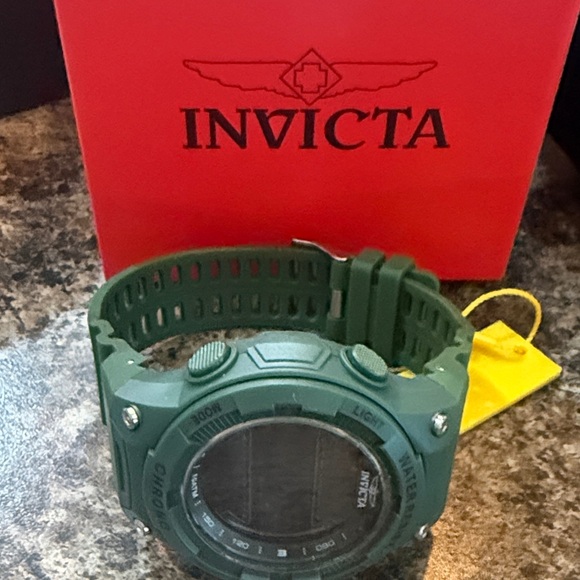 Invicta Mint Green Digital Watch - Picture 3 of 8